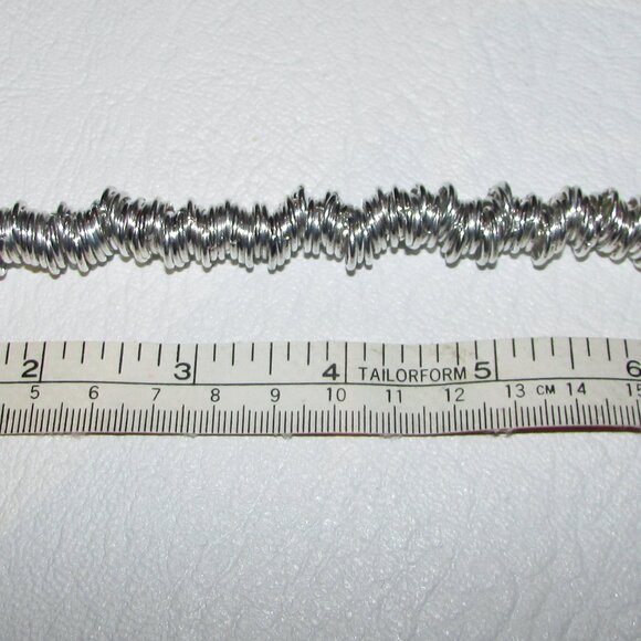 Silver 1/4" Multi-Ring Toggle Bracelet - NEW - Picture 6 of 7